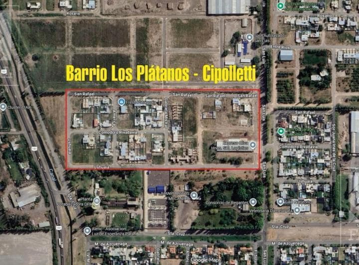 Terreno Venta Los Plátanos, Cipolletti, de 400 m&sup2; Aptos Para Dos Dúplex - 4
