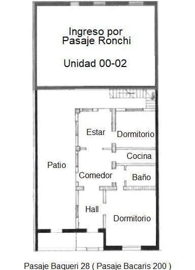 Venta - Casa de 2 Dorm. con Patio y Terraza. - 2
