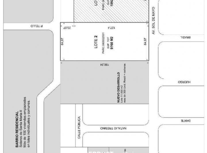 Lote en Venta Sobre Av Sol de Mayo - 2