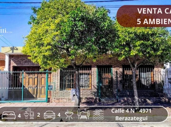 Venta Casa 4 Amb Parque Pileta Quincho en Berazategui - 3