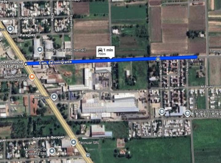 Terreno 12ha o Fraccionado, 10 Lotes de 1ha Aprox, Pasos Av San Martin - 4