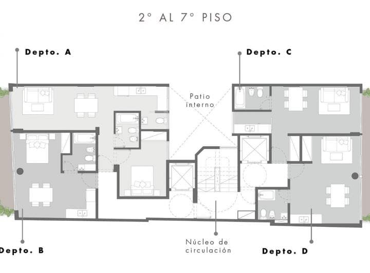 Departamento Monoambiente en Belgrano - 3