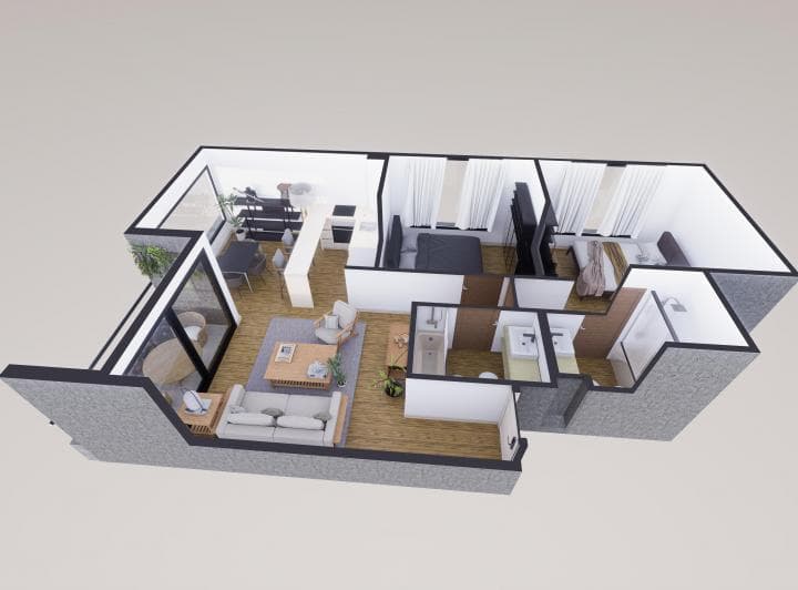 Venta Departamento en Construccion 3 Amb - Caseros - Tres de Febrero - 5