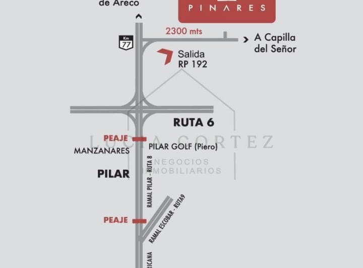 Terreno en Pinares Country Club 1600 m² - 3