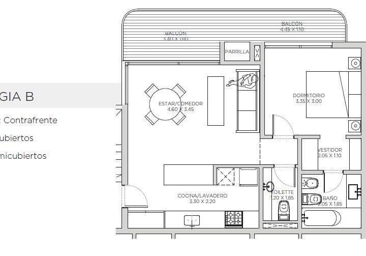 Venta Departamento de Pozo de 2 Ambientes con Cochera Victoria - 5