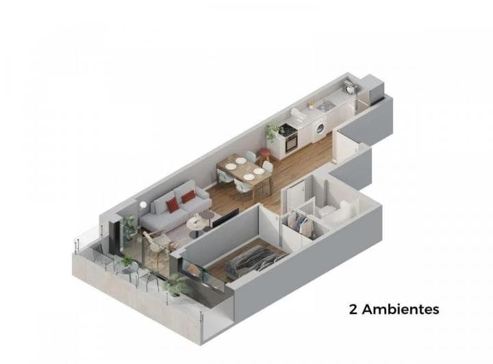 Venta Departamento 2 Ambientes en Construccion en Belgrano - 3