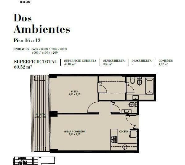 Departamento de Lujo en Venta Recoleta - 2 Ambientes - Decó - Armani Casa - 2