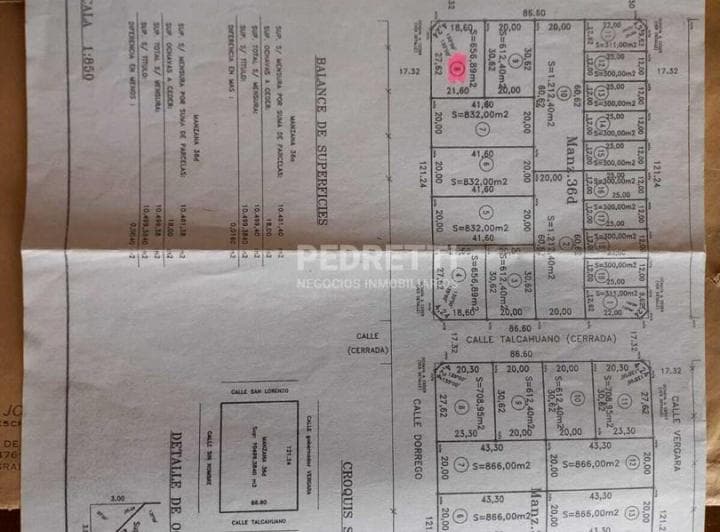 Terreno en Venta en Gral Las Heras 650 m² - 2