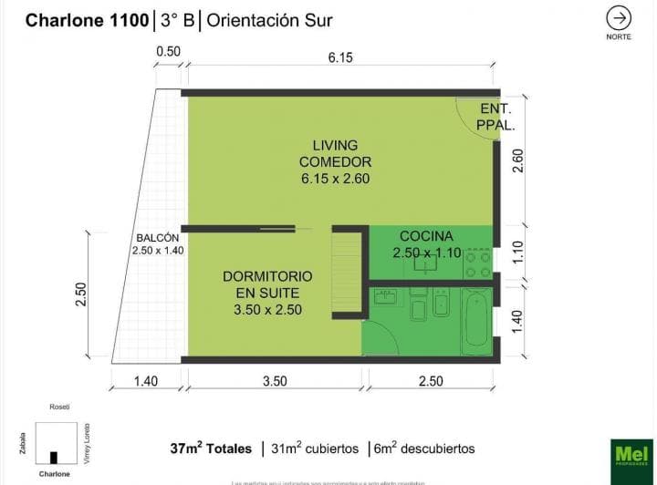 Monoambiente - Chacarita - Venta - 2