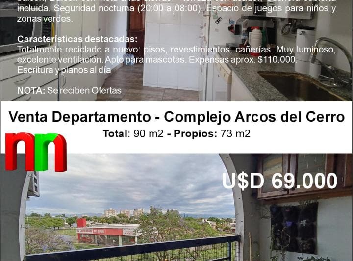 Oportunidad Venta Departamento - Complejo Arcos del Cerro - 5
