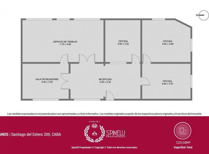 Venta Departamento Oficina Comercial 7 Ambientes 121 m² en Monserrat / San Nicolás Apto Profeisonal - 4