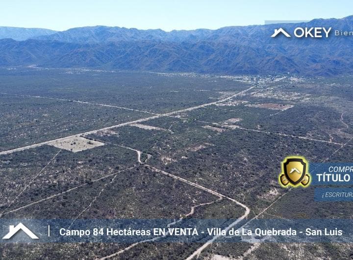 Campo en Venta de 84 Hectáreas en Villa de La Quebrada - 2