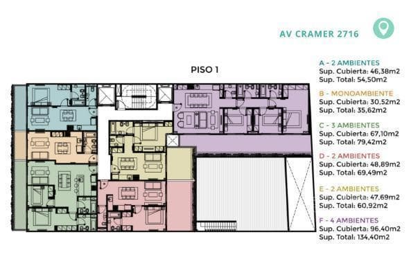Venta Pozo Depto 2 Ambientes en Belgrano con Balcon - 4