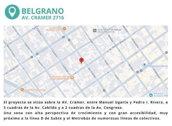 Venta Pozo Depto 2 Ambientes en Belgrano con Balcon - 3