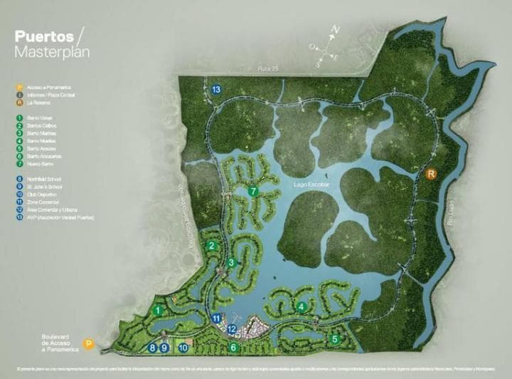 Lote Al Agua en Vistas, Puertos! - 2