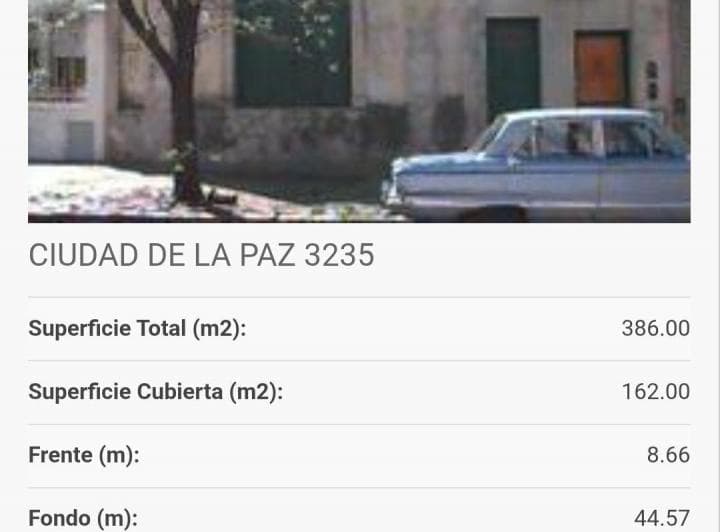 Lote en Nuñez, Ciudad de La Paz 3200, Posibilidad Constructiva + 3.600 m² - 2