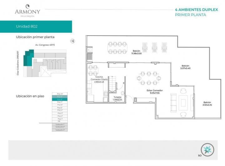 Armony Villa Urquiza 4 Amb Duplex Esquina - 2