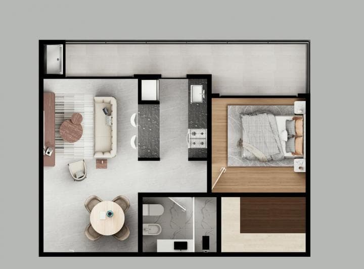 Departamento en Venta, 2 Ambientes en Remedios de Escalada, Financiación, Entrega Febrero 2028 - 3