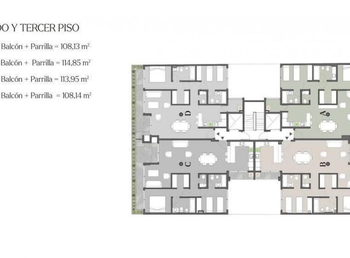 Departamento en Lomas de Núñez 3ambientes con Terraza - 4