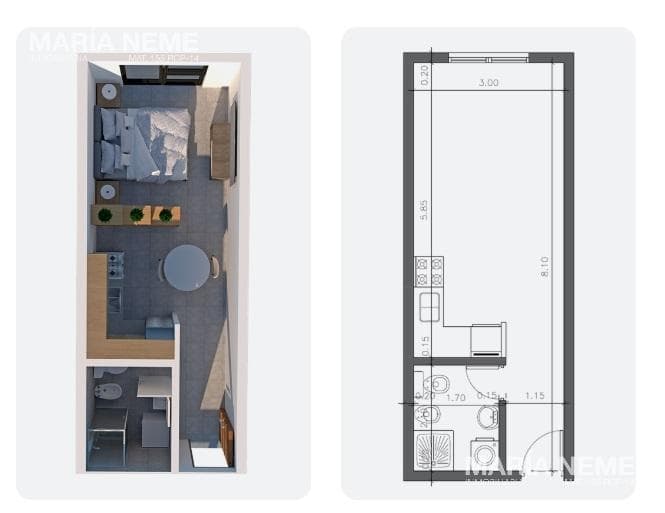 Venta en Pozo - Monoambiente 28 m² - Centrico - Bariloche - 4