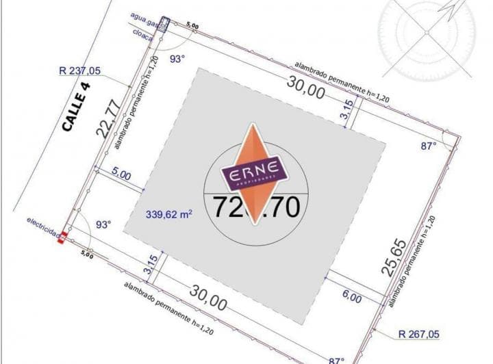Venta de Lote de 726.7 m², Barrio Privado Arenas Chico. - 2