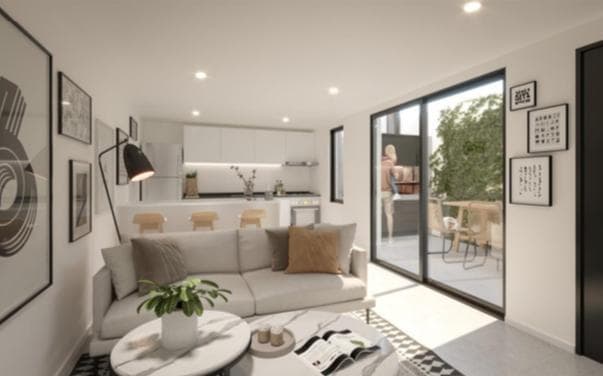 Apartamento en La Comercial 2 Dorm. y Patio con Parrillero Exclusivo - 3