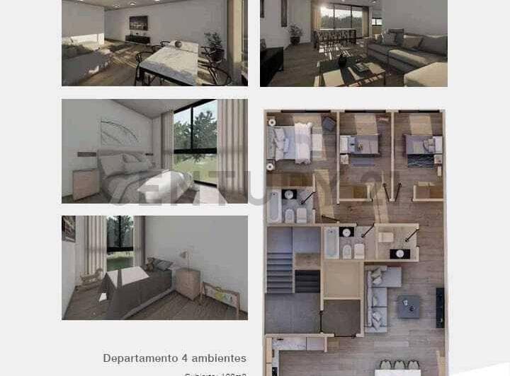 Venta Departamento 4 Ambientes Al Frente con Balcon Aterrazado en Monte Castro - 3