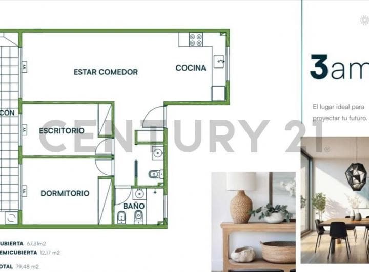 Venta Departamento 3 Ambientes Caseros 80 m² Pozo - 5