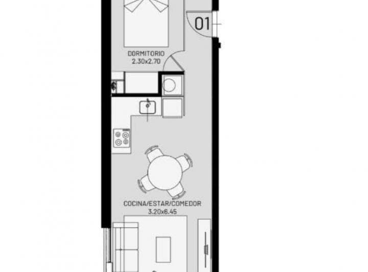 Departamento en Venta - 2