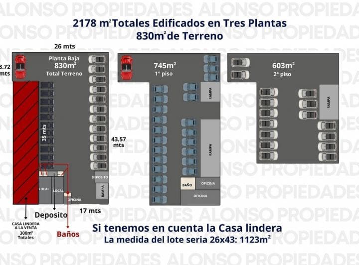 Garage en Venta con 75 Cocheras + 2 Locales en Venta - 2
