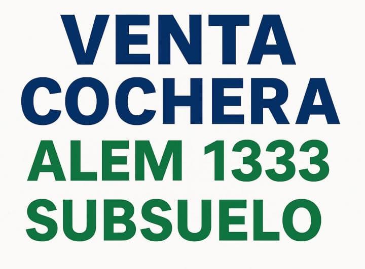 Venta – Rosario - Cochera – Barrio Martín - 3
