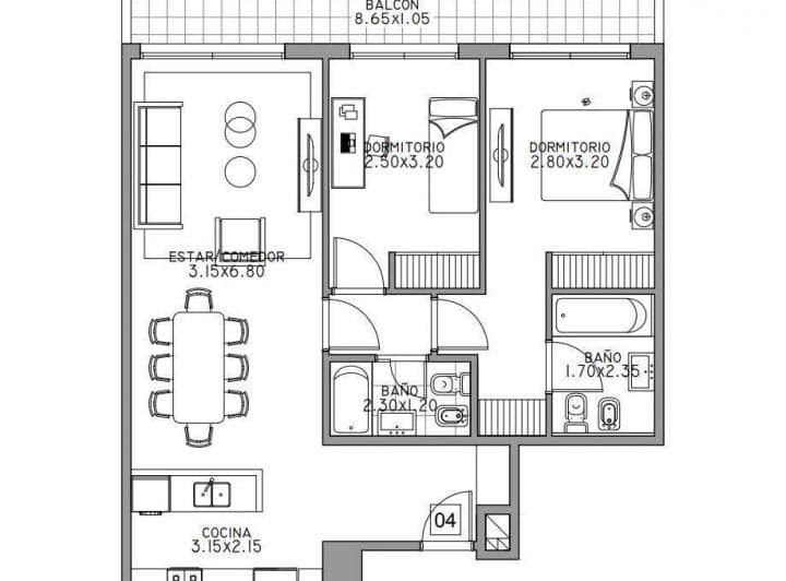 Venta Departamento en Belgrano C - 3 Ambientes Seguridad Amenities - 4