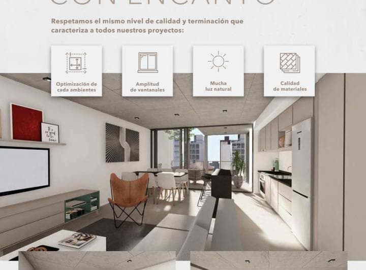 Departamento a Estrenar de 1 Ambiente. Bonjo 10 en Zona Guemes - 5