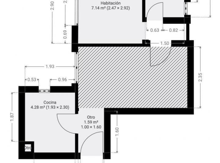 Apto Crédito - Ver Video - Piso Alto - 2 Amb. Interno y Luminoso - 2