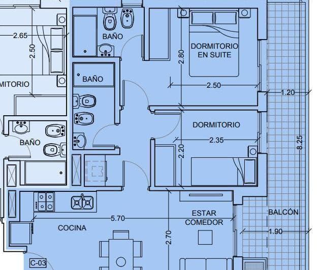 Departamento en Venta Mendoza 2001 - 3