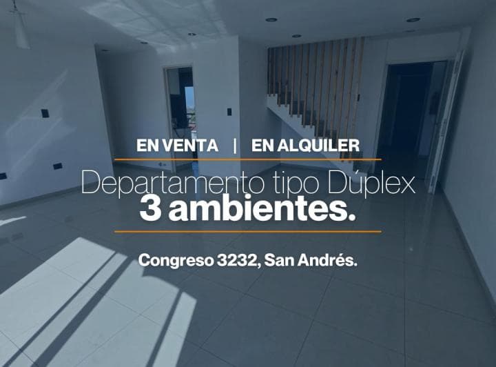 Venta Departamento Estilo Dúplex 3 Ambientes, Apto Crédito - 3