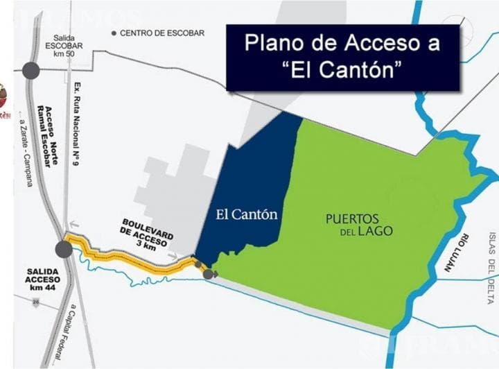 Barrio El Canton Norte. Lote a Laguna. Ac - 5