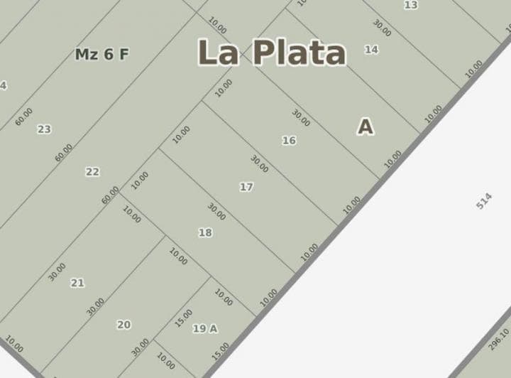 Terreno en Venta Calle 514 E/ 5 y 6 - 2