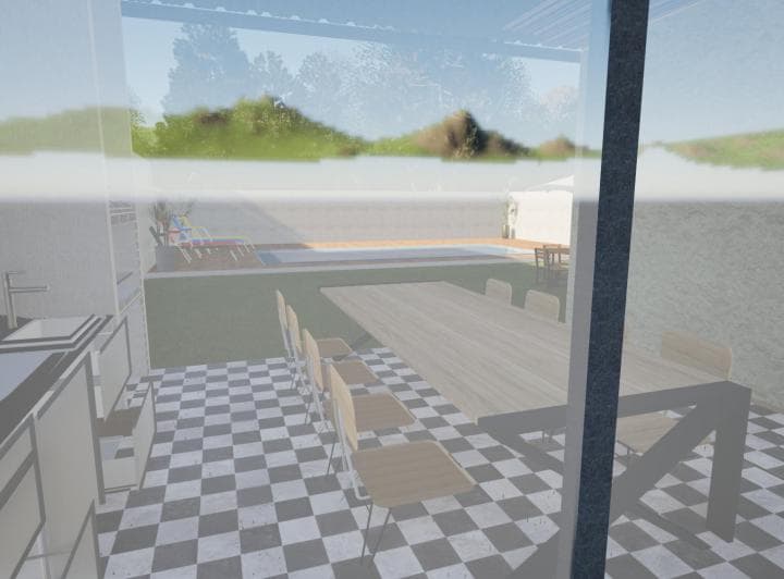 Pre Venta Vivienda de 3 Dorm. – Piscina - Doble Cochera - 2