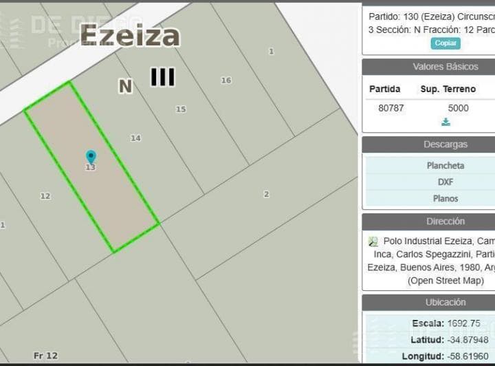 Terreno Industrial en Venta 10.000 m² Polo Industrial Ezeiza, Gba Sur - 5