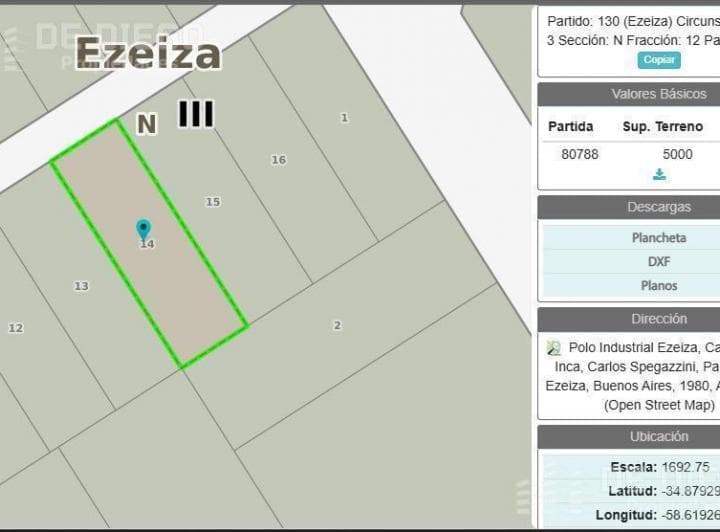 Terreno Industrial en Venta 10.000 m² Polo Industrial Ezeiza, Gba Sur - 4