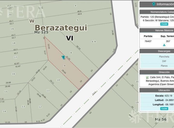Venta Lote de 357 m&sup2; en El Pato - 3
