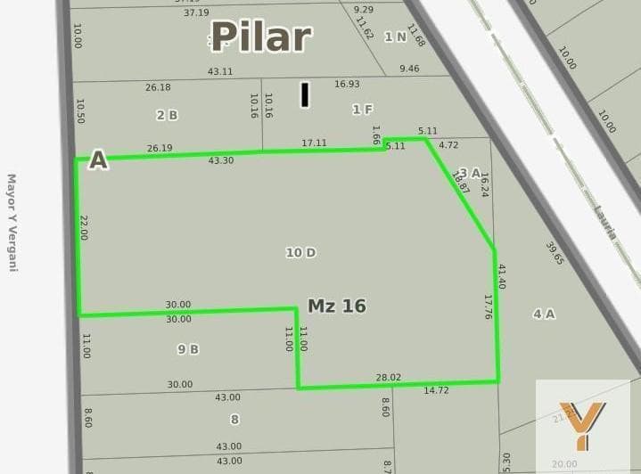 Terreno en Venta - 1521 m² - Pilar - 3
