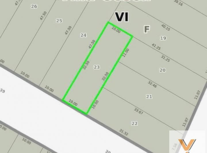 Terreno en Venta - 352 m&sup2; - Mar Azul - 2
