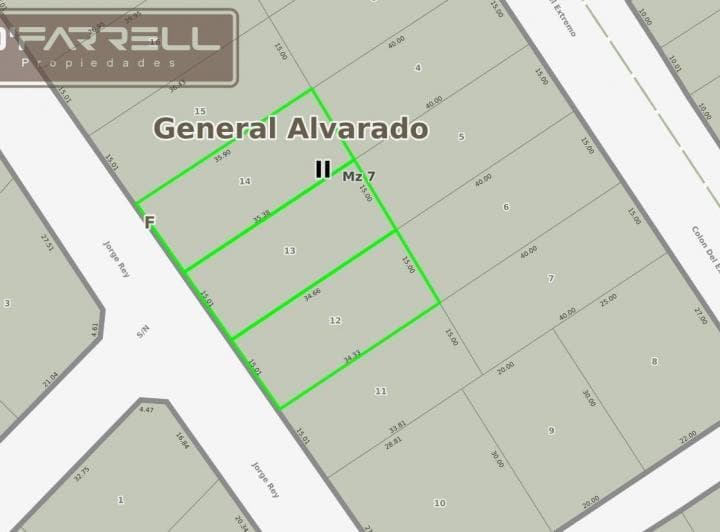 Lote / Terreno Calle de Pouly Esq. Ayerza - Parquemar Norte - Miramar - 5