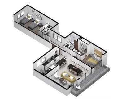 Departamento en Venta de 1 Dormitorio Al Frente - 4