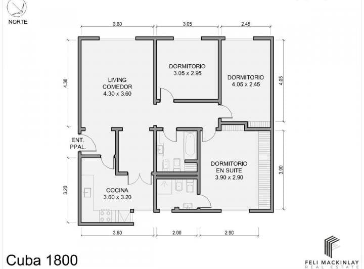 Departamento 4 Ambientes en Venta – Cuba 1862 – Belgrano - 5