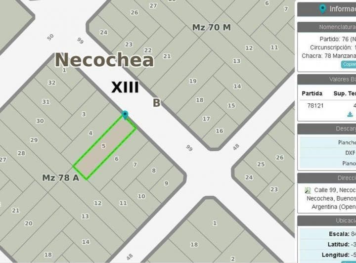 Venta Terreno 400 m Necochea - 2
