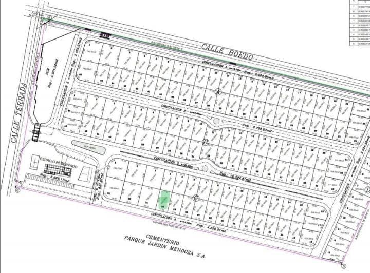 Mapa Propiedades Vende Terreno en Barrio Boedo Quartier - 3