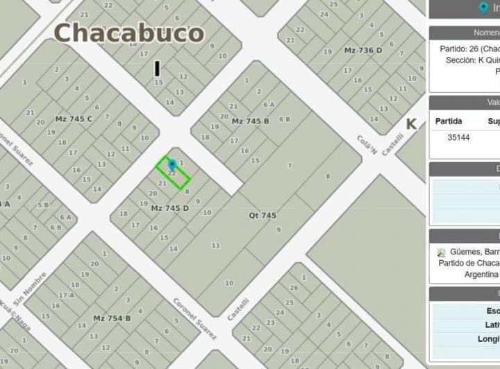 Terreno en Venta en Chacabuco - 2